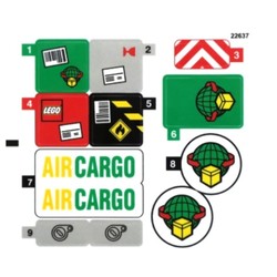 Sticker Sheet for Set 60101-1