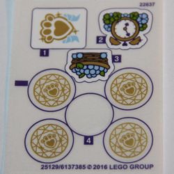 Sticker Sheet for Set 41142-1