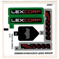 Sticker Sheet for Set 76045-1