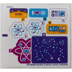 Sticker Sheet for Set 41116-1