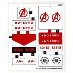 Sticker Sheet for Set 76049-1