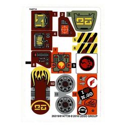 Sticker Sheet for Set 70592-1