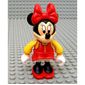 Minnie Mouse Figure with Red Dress, Yellow Sleeves, and Red Shoes