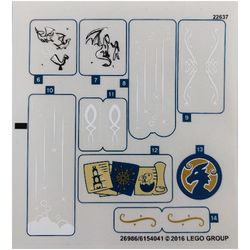 Sticker Sheet 2 for Set 41178-1