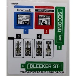 Sticker Sheet for Set 76058-1