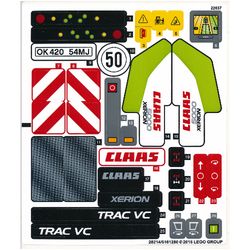 Sticker Sheet for Set 42054-1