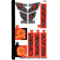 Sticker Sheet for Set 70624-1