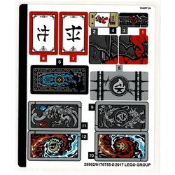 Sticker Sheet for Set 70627-1