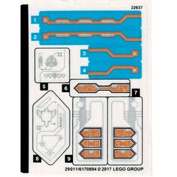 Sticker Sheet for Set 70351-1