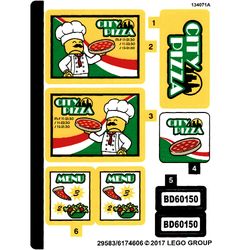 Sticker Sheet for Set 60150-1