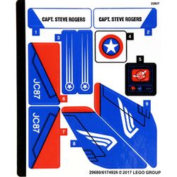 Sticker Sheet for Set 76076-1