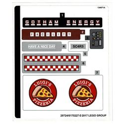 Sticker Sheet for Set 70910-1