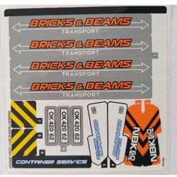 Sticker Sheet for Set 42062-1