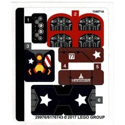 Sticker Sheet for Set 76077-1