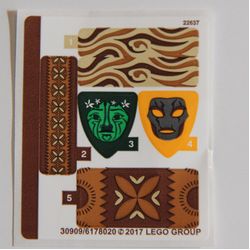 Sticker Sheet for Set 41150-1