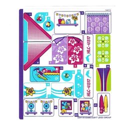 Sticker Sheet for Set 41317-1