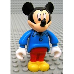 Mickey Mouse Figure with Blue Shirt, Red Pants (no cap)