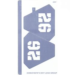 Sticker Sheet for Set 70609-1