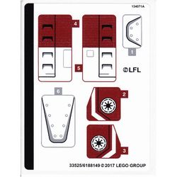 Sticker Sheet for Set 75182-1
