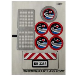 Sticker Sheet for Set 3366-1