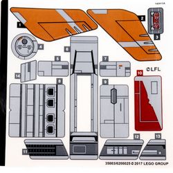 Sticker Sheet for Set 75176-1