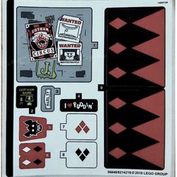 Sticker Sheet for Set 70921-1