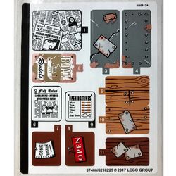 Sticker Sheet for Set 21310-1