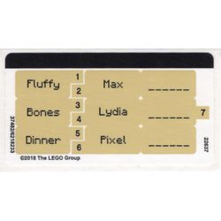 Sticker Sheet for Set 21144-1