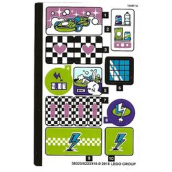 Sticker Sheet for Set 41350-1