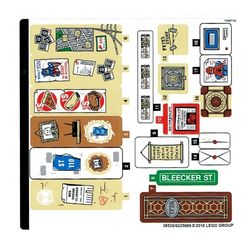 Sticker Sheet 2 for Set 76108-1