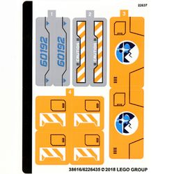 Sticker Sheet for Set 60192-1