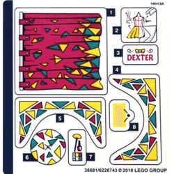 Sticker Sheet for Set 41344-1