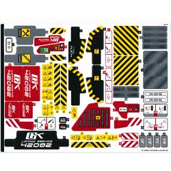 Sticker Sheet for Set 42082-1