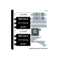 Sticker Sheet for Set 10262-1