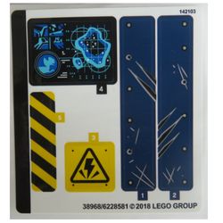 Sticker Sheet for Set 75931-1