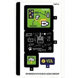 Sticker Sheet for Set 41454-1