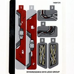 Sticker Sheet for Set 76109-1