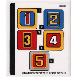 Sticker Sheet for Set 21311-1