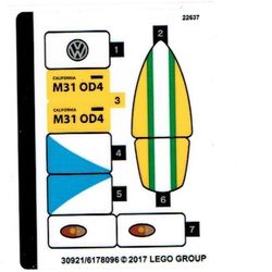 Sticker Sheet for Set 40252-1