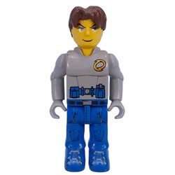 Juniors Midifig, Jack Stone, Gray Jacket, Blue legs