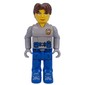 Juniors Midifig, Jack Stone, Gray Jacket, Blue legs