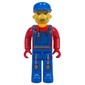 Juniors Midifig, Crewman with Blue Overalls, Red Shirt, Unprinted Cap