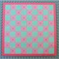 Playmat, Scala, with Pink and Green Squares Print