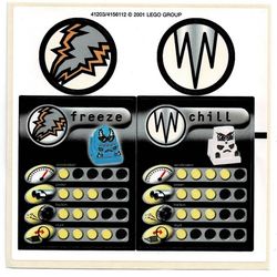 Sticker Sheet 2 for Set 4579-1