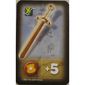 Trading Card, Orient, Items - Gold Sword