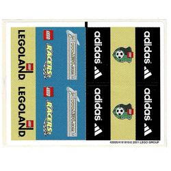 Sticker Sheet for Set 3421-1