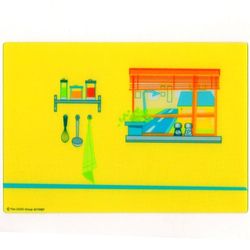 Backdrop, Belville Doll House Kitchen