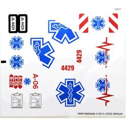 Sticker Sheet for Set 4429-1