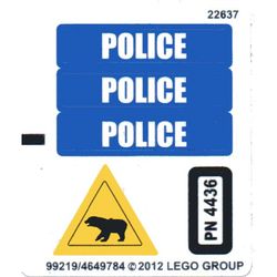 Sticker Sheet for Set 4436-1