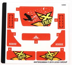 Sticker Sheet for Set 60222-1